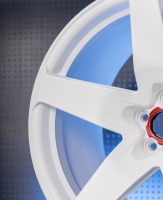 Rines Deportivos Modernos de Alto Rendimiento, Dinámicos y Resistentes, de 5 Radios, de Aleación Forjada en una Sola Pieza, Aptos para Mustang, Camaro, BMW M3, M4, RS5