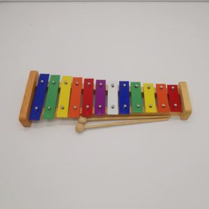 Glockenspiel coloré Xylophone en bois aluminium Percussion 12 tons Piano Xylophone jouet pour prix d'écoute sonore - Product Image 6