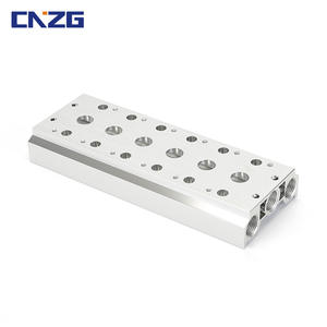 Base de Válvula Solenoide Tipo Airtac 1F-15F Personalizada, Conexión 4V210, Colector de la Serie 200M, Piezas Neumáticas con Junta de Goma - Product Image 2