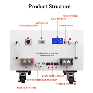 Avepower 51.2V 280ah pin lithium năng lượng mặt trời 14.3kwh Hệ thống lưu trữ năng lượng nhà 48V 280ah Pin LiFePO4