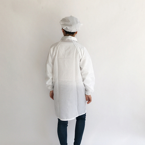 Macacão Antiestático Branco com Faixa de 5mm Todos os Tamanhos Vestuário <span class=keywords><strong>ESD</strong></span> para Sala Limpa Roupas de Segurança - Product Image 2