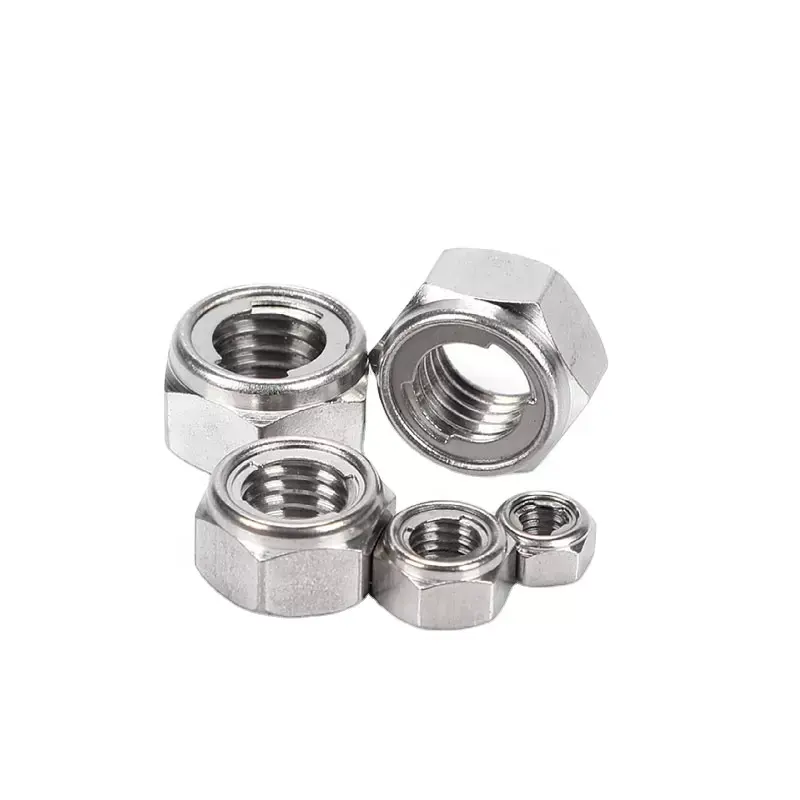 High Precision Prevailling Torque DIN 980 Self Locking Nut Stainless Steel 304 316 All Metal Hex Lock Nut