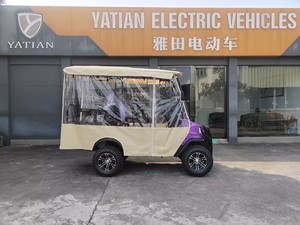 Yatian 2 + 2 सीटर पक्ष द्वारा 4x4 इलेक्ट्रिक गोल्फ कार्ट इलेक्ट्रिक कार - Product Image 2
