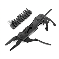 Couteau pliant multifonctionnel portable, pinces EDC, outil de réparation multi-usage pour le camping en plein air avec tournevis