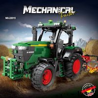 Kit de construction de tracteur RC populaire pour enfants de 5 à 14 ans, projet éducatif créatif d'ingénierie, jouet de construction en blocs