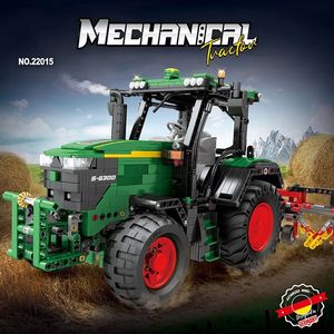 Intelligent Remote Control Tractor Assembly Kit Creative Construction Engineering Toys for School STEM - Product Image 2
