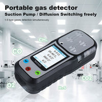 Alarm Gas Anti Ledakan Bersertifikasi ATEX IECEx, Monitor Analisa Gas Portabel Akurasi Tinggi, Alarm Suara+Lampu+Getaran