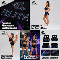 Tenues d'entraînement personnalisées pour équipes de danse et de cheerleading, ensembles de vêtements d'entraînement pour cheerleaders