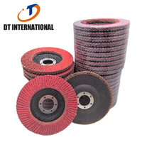 Disques à lamelles en céramique de haute qualité Dongtai Abrasive Tools, grain P40-P320, support en fibre de verre, pour le meulage et le ponçage du métal, OEM/ODM/OBM