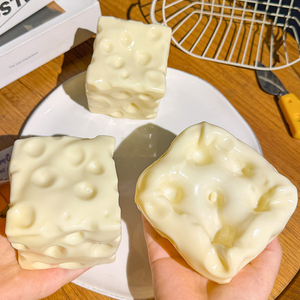 Juguete de Queso Antiestrés, Sin Comprimir, para Apretar, con Textura de Loción, para Niñas y Niños - Product Image 2