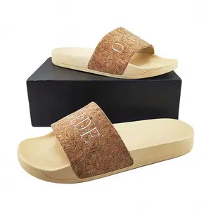 2022 hợp thời trang Womens dép giày lãnh đạo sandales plateforme đích thực Slide Femme nouveaute 2023 Sandal raiz long lanh phẳng