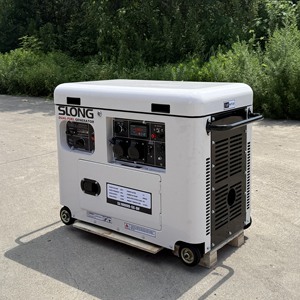 Generatore Silenzioso a Doppio Carburante SLONG BRAND 50HZ 220V Monofase 8KW per Uso Domestico con Avviamento Automatico Motore a 4 Tempi Presa ATS - Product Image 2