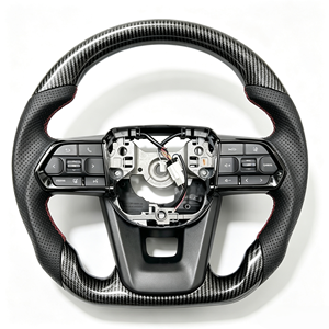 Volante Deportivo Personalizado de Cuero y Fibra de Carbono <span class=keywords><strong>GR</strong></span> para <span class=keywords><strong>Toyota</strong></span> Hilux Revo N70 N80 Tacoma Tundra Fortuner 2015-2022 LC300 <span class=keywords><strong>C</strong></span> <span class=keywords><strong>HR</strong></span> - Product Image 6
