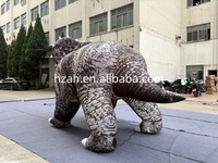 Modèle de ballon gonflable géant en forme de rhinocéros avec tissu Oxford pour publicité de taille personnalisable