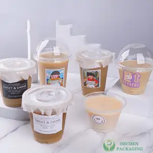 Boba Tea Cup Custom Bubble Tea Cup U Shape
