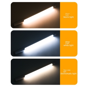 Nuevo estilo 72 LED Sensor de luz tricolor recargable aluminio inalámbrico armario Sensor de movimiento luz 1600 Mah gabinetes - Product Image 4