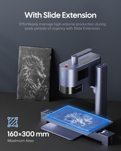 Máquina de Grabado Láser de Fibra 3D Profesional 5 Deluxe LP5 20W de Diodo Dual para Piedra, Metal, Plástico, Vidrio y Madera Nueva, Suministro de Fábrica - Product Image 4