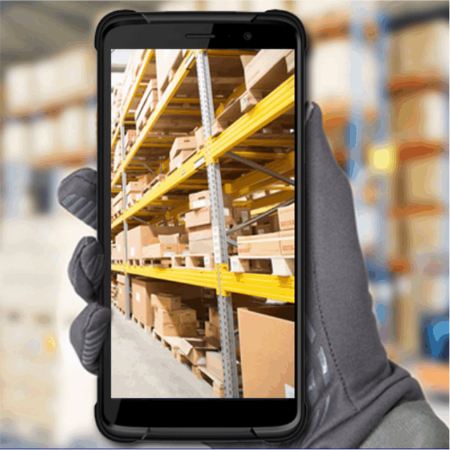 5.7 Inch Industrial Rugged Warehouse Handheld Terminal Long Range Contactless RFID Reader Pda Android 2D Barcode Scanner Stock