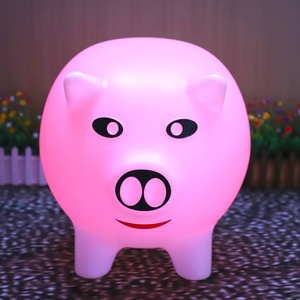 Dessin animé cochon LED lumière d'ambiance en forme d'animal rougeoyante pour parcs extérieurs pelouses jardins pour éclairage de paysage de Noël - Product Image 2