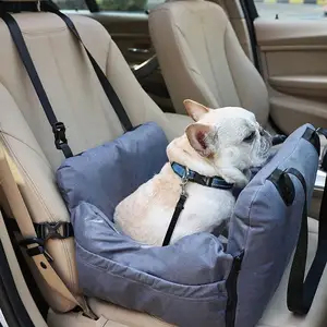 Seggiolino di sicurezza per auto per cani da viaggio lavabile personalizzato in fabbrica comodo seggiolino per auto per cani da compagnia seggiolino per auto per animali domestici di sicurezza di lusso