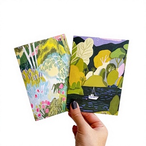Cartes de vœux d'<span class=keywords><strong>anniversaire</strong></span> personnalisées de haute qualité, imprimées en offset sur papier fantaisie, gaufrées, en couleurs variées - Product Image 2