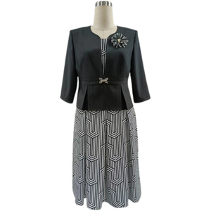 Turkey <b>Women</b> Plus Size Spring Painted Office Clothes <b>Smart</b> Wear African 2-pieces Set New Arrivals Hot Sale - Product Image 5