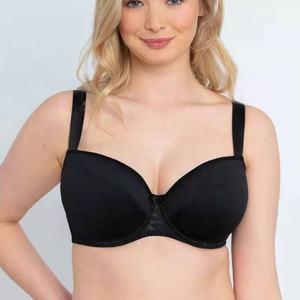 Ropa interior de talla grande Sujetador de copa completa con anillo de acero Sexy para mujer Lencería Sujetador fino 32-40 F FF G GG H <span class=keywords><strong>HH</strong></span> J <span class=keywords><strong>JJ</strong></span> K - Product Image 1