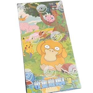 Caja de Sobres Coleccionables Originales de Pokémon 151 Wang, Auténticas, en Chino Simplificado, con Tarjetas de Papel Reales, Juego de Mesa Educativo - <span class=keywords><strong>psyduck</strong></span> - Product Image 1