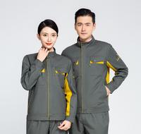 Combinaisons de travail personnalisées respirantes et réfléchissantes en polyester, manches longues, vêtements de travail de construction, uniforme résistant à l'abrasion, couleur