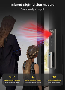 TYSH Palm View 3d Face Recognition Smart Door <strong>Lock</strong> Automatic Biometric Fingerprint Card Wifi App Security Camera <strong>Digital</strong> <strong>Locks</strong> - Product Image 4