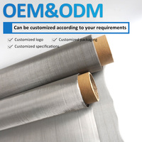 Kawat Jaring Monel 400 Paduan Nikel Tembaga Kain Saringan Mesh Halus Apertur Kustom Potong Sesuai Ukuran Gulungan Filtrasi