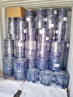 Rideau en bande PVC polaire adaptable aux environnements froids, surface lisse simple ou double nervurée pour écrans d'isolation des armoires frigorifiques