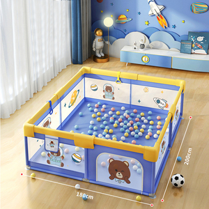 Usine fabrication supérieure Oxford tissu garçon fille intérieur bébé protection tissu <span class=keywords><strong>parc</strong></span> dessin animé ours - Product Image 5