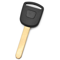Carcasa de Repuesto para Llave Transponder, Funda para Control Remoto, Cubierta de Plástico Negro para Llave de Seguridad de Automóvil