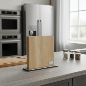 Bloque magnético para cuchillos Zassenhaus, soporte vertical de madera para uso en la cocina - Product Image 3