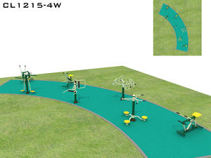 Tobogán combinado grande para exteriores para jardín de infantes, equipo de juego sin alimentación, conexión de escalada en pasillo - Product Image 4