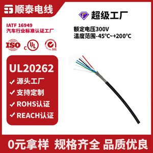 Cable de Teflón Multifilar UL20262 de 0.5mm, Resistente a Altas Temperaturas (250°C), Retardante de Llama, para Equipos Eléctricos - Product Image 2