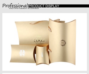 Tùy Chỉnh Kim Loại Stickers Logo Thương Hiệu Vàng Gối Hộp, DIY Quà Tặng Tóc Extension Bó Tóc Giả Bao Bì Đóng Gói Hộp Giấy - Product Image 6