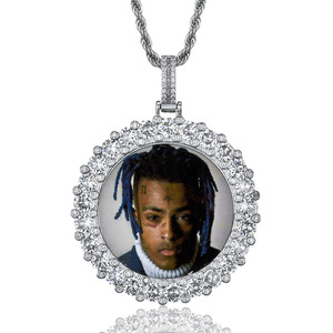 Collier en vrac plaqué or pour <span class=keywords><strong>hommes</strong></span> et femmes, chaîne en acier inoxydable, bijoux avec pendentifs en cuivre, grande lettre d'anniversaire ou de Photo, bricolage, 17 km - Product Image 4