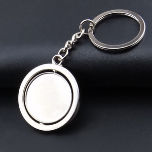 <b>Game</b> Peripheral Blue Rose Coin Holder Keychain UV Printing Alloy Fashionable and Creative Rotating Metal <b>Accessories</b> - Product Image 5