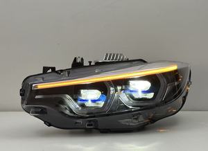 Phares LED de style Ikon jaunes et blancs YLC pour <span class=keywords><strong>BMX</strong></span> F32 F33 F36 F80 F82 M3 M4 Lci, feux avant, feux de brouillard, clignotants - Product Image 4