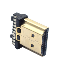 Venta caliente 20 PIN Usb Conector de enchufe macho 1080P HD Cable de interfaz multimedia Conector chapado en oro