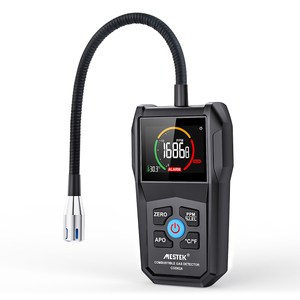 Moniteur de qualité de l'air, détecteur de gaz combustible miniature portable, haute précision, alarme sonore et lumineuse, détection de fuite de gaz dangereux, CO2, COV - Product Image 1