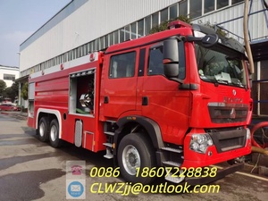 Camion-citerne HOWO neuf, diesel, 6x4, 340 ch, 8 tonnes, eau, mousse, camion de pompiers - Product Image 5
