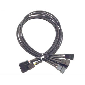 Cantail-ventilador de refrigeración de CPU, 1 a 6 <span class=keywords><strong>IDE</strong></span> Molex, 4 pines a 6 pines, PWM, Hub, 4 pines, <span class=keywords><strong>3</strong></span> pines, Cable divisor para fuente de alimentación de ordenador ATX - Product Image 5
