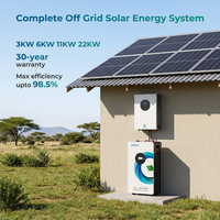 Système d'énergie solaire hors réseau 11 kW 3 kW, système d'énergie solaire domestique, système de panneaux solaires 6 kW 22 kW, panneaux solaires pour l'énergie