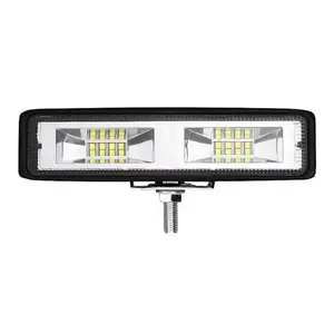 Hochwertige 6 Zoll 48W LED Spot Flood Arbeits licht leiste 16LED 6000K-6500K Arbeits scheinwerfer Nebels chein werfer Für Geländewagen SUV PKW