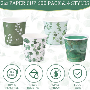 Factory Supply Custom Disposable Bathroom <strong>Cups</strong> <strong>Mini</strong> Mouthwash <strong>Cups</strong> Small Printed <strong>Paper</strong> <strong>Cup</strong> for Home Travel Picnic Party - Product Image 3