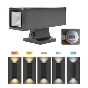 Applique murale carrée en aluminium pour l'extérieur Lampe murale à LED étanche pour la maison - Product Image 3