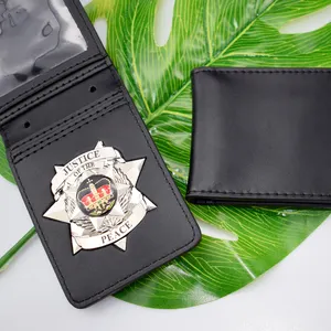 Cheap No MOQ Custom wallet with logo Leather wallet